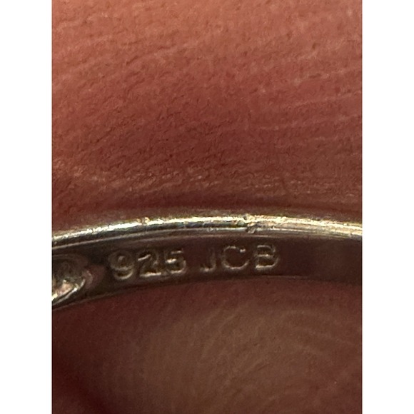 Sterling Silver  2.27ct Tanzanite White Zircon Ring   Size 8 - Picture 8 of 9